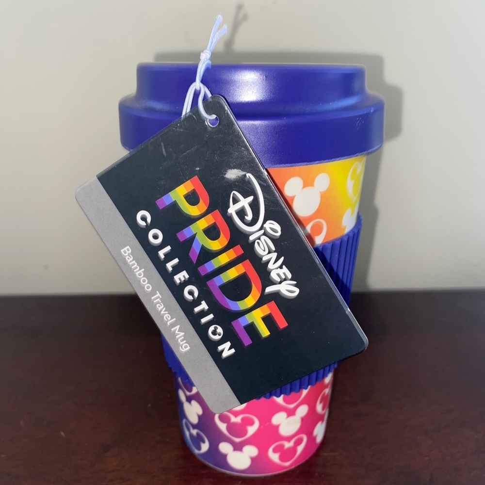 COPY - Disney Mickey Pride rainbow color Bamboo Coffee Travel Tumbler Reusable …